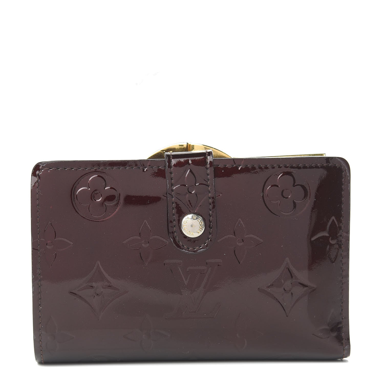 Louis Vuitton Vernis French Purse Wallet Amarante 1 of 10
