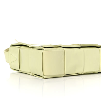 Bottega Veneta Calfskin Intrecciato Cassette Crossbody Bag Lemon Washed 7 of 11