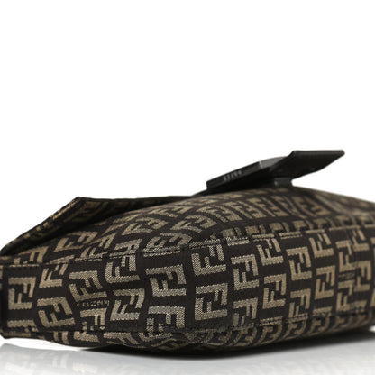 Fendi Zucchino Vitello Baguette Testa di Moro Beige 9 of 12