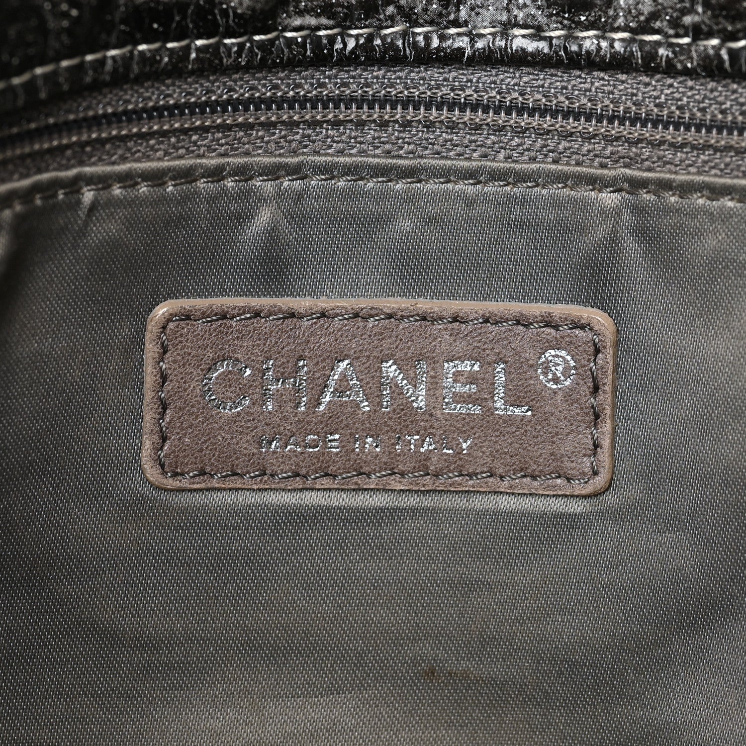 Chanel Vinyl Quilted Jumbo Melrose Degrade Flap Black 6 of 10