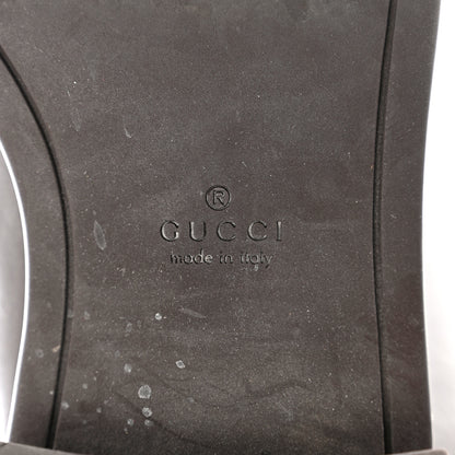 Gucci Guccissima Calfskin Miro Soft Knee High Riding Boots 37 Chocolate 8 of 9