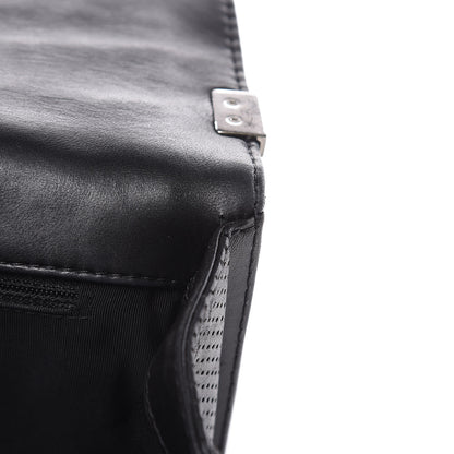 Chanel Perforated Lambskin Quilted New Medium Boy Flap Black 12 of 24