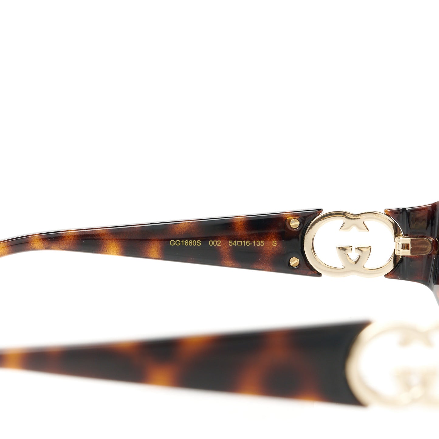 Acetate Oval Sunglasses GG1660S Tortoise