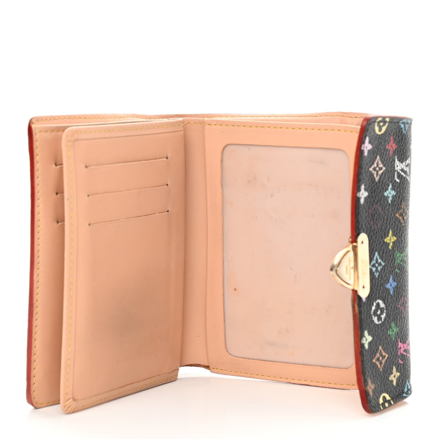 Louis Vuitton Monogram Multicolor Koala Wallet Black 5 of 14