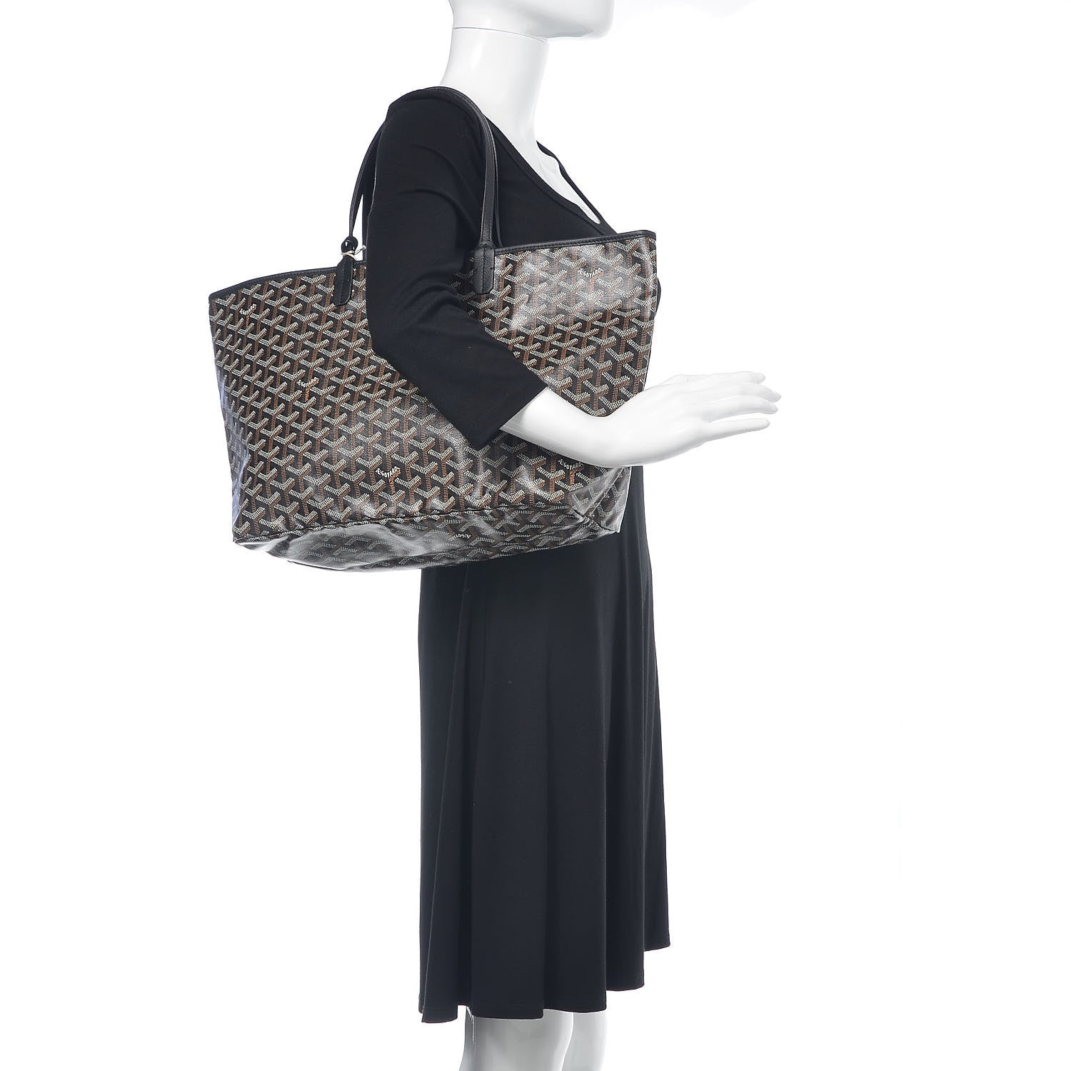 Goyard Goyardine Saint Louis PM Black 2 of 10