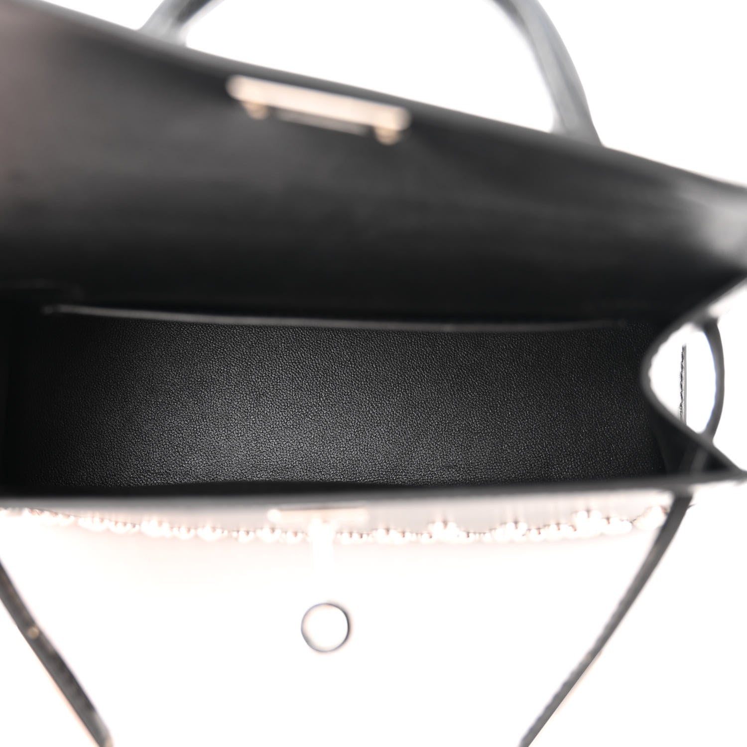 Hermes Box Studded Clouté Mini Kelly Sellier 20 Black 6 of 12