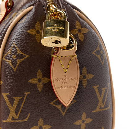 Louis Vuitton Monogram Speedy Bandouliere 20 Beige 6 of 10