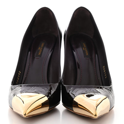Louis Vuitton Vernis Allamanda Pumps 38.5 Amarante 2 of 13