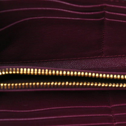 Miu Miu Patent Bow Flap Wallet Amarena 5 of 7