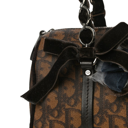 Christian Dior Monogram Trotter Romantique Boston Bag Brown 9 of 12