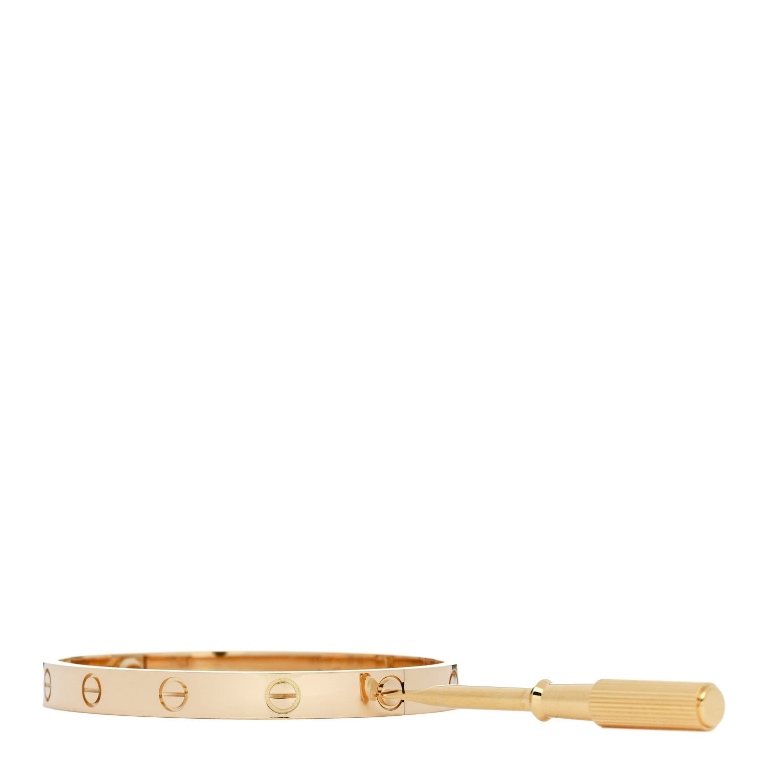 Cartier 18K Yellow Gold LOVE Bracelet 17 3 of 9