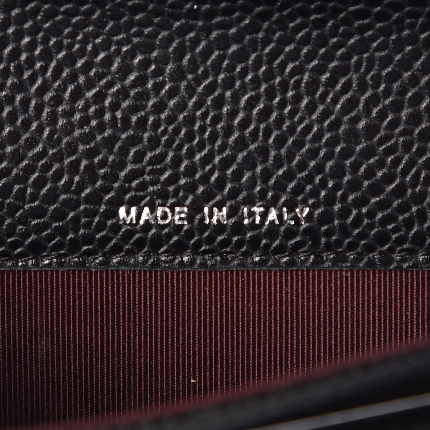 Caviar Quilted Flap Card Holder Black