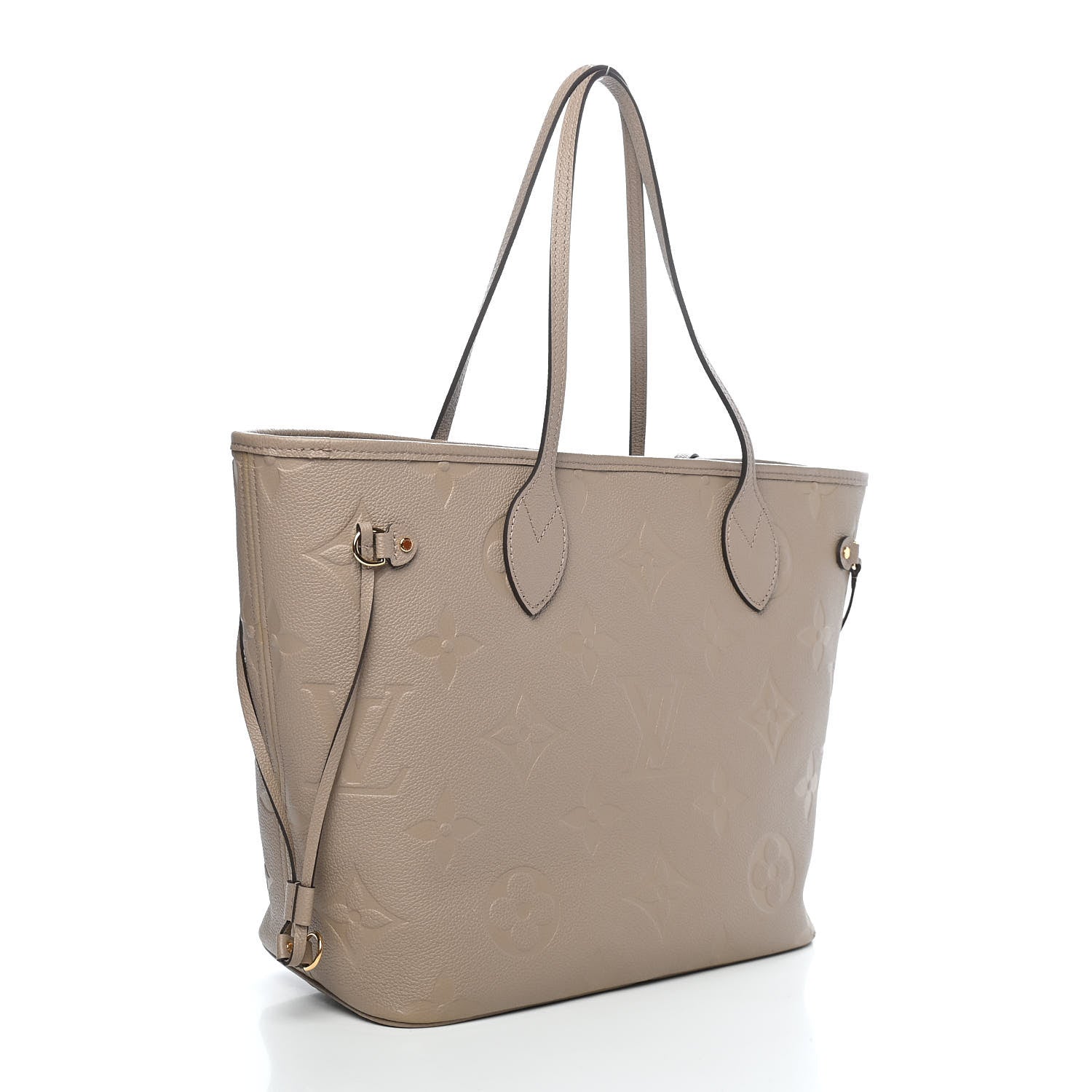 Louis Vuitton Empreinte Monogram Giant Neverfull MM Tourterelle 3 of 9