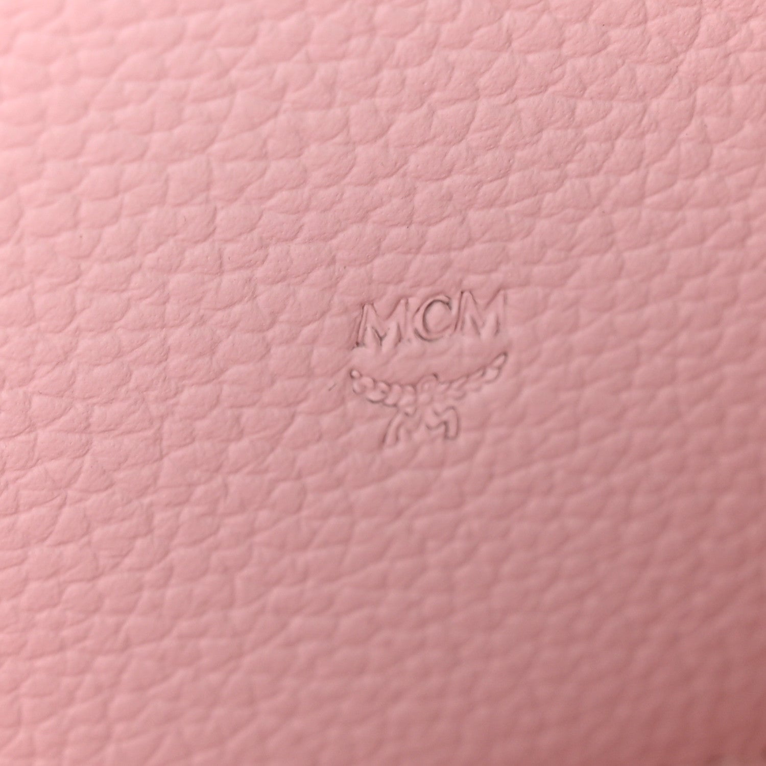 MCM Visetos Large Zip Around Wallet Pink 6 of 6
