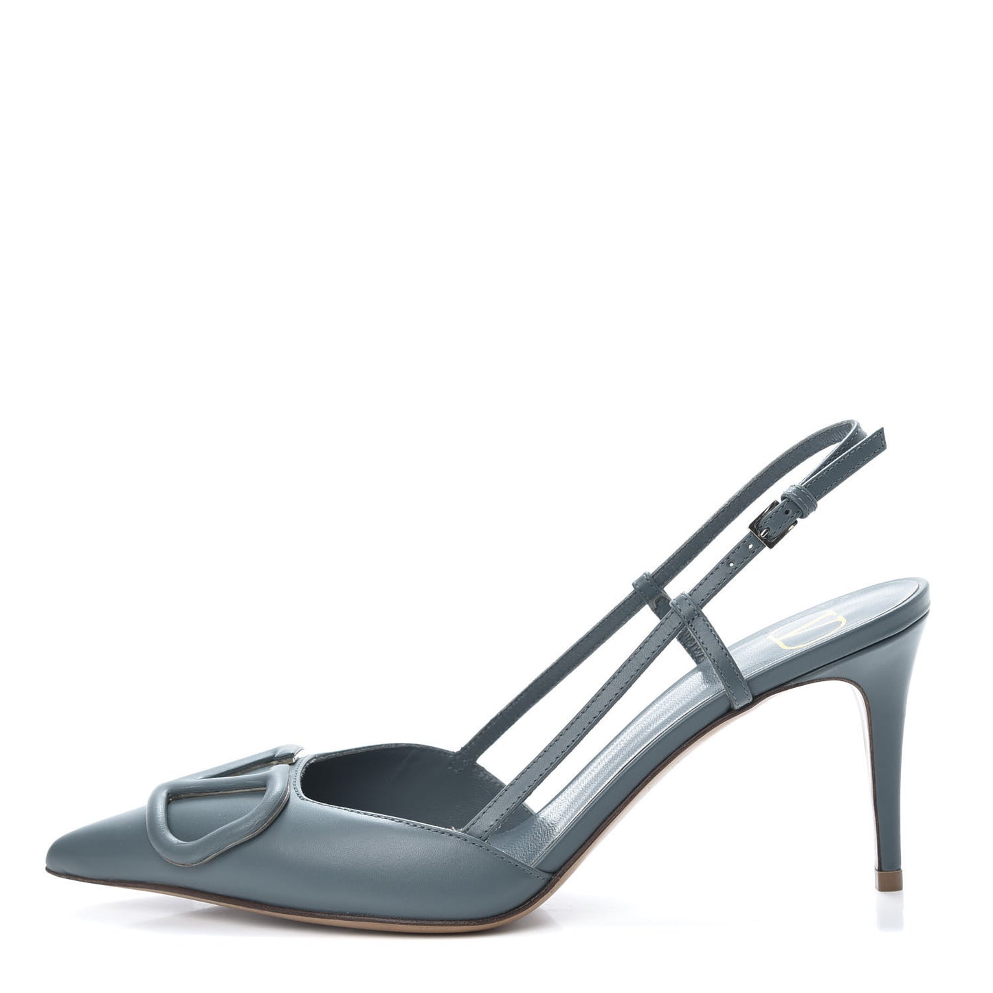 Calfskin Tonal Vlogo Slingback 80mm Pumps 36.5 Amadeus