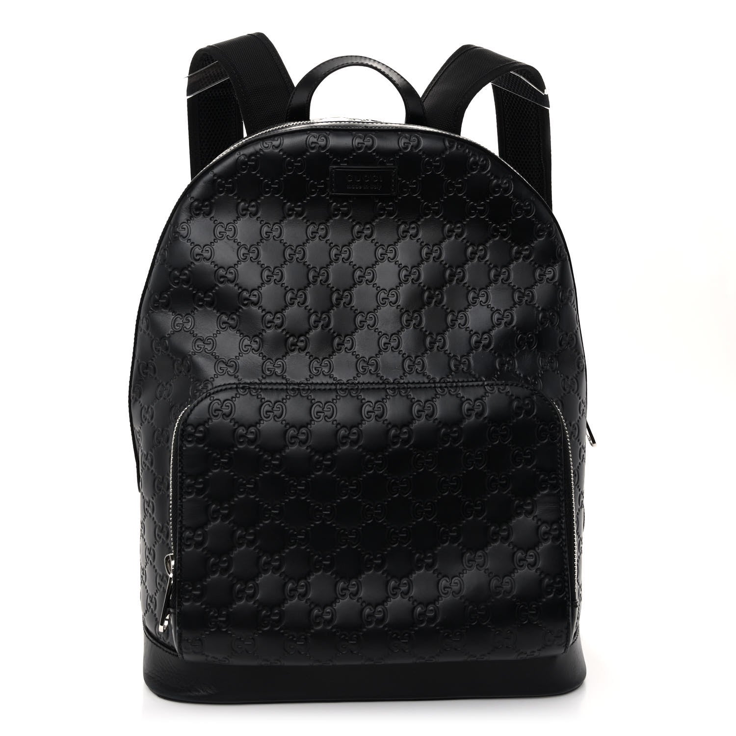 Gucci Guccissima Signature Day Backpack Black 1 of 11