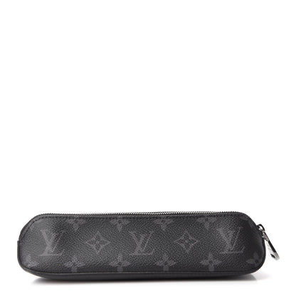Louis Vuitton Monogram Eclipse Elizabeth Pencil Pouch Black 1 of 8