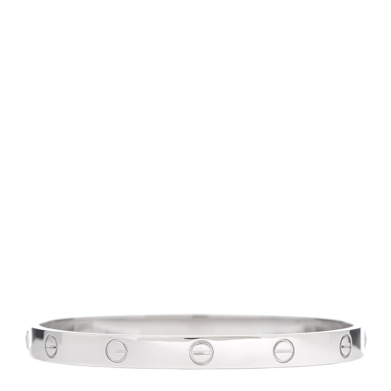 Cartier Platinum LOVE Bracelet 19 3 of 7