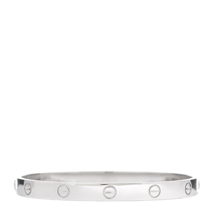 Cartier Platinum LOVE Bracelet 19 3 of 7