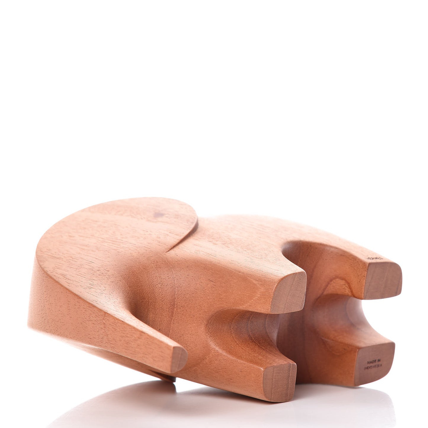 Mahogany Wood Elephant Lao Paperweight Naturel