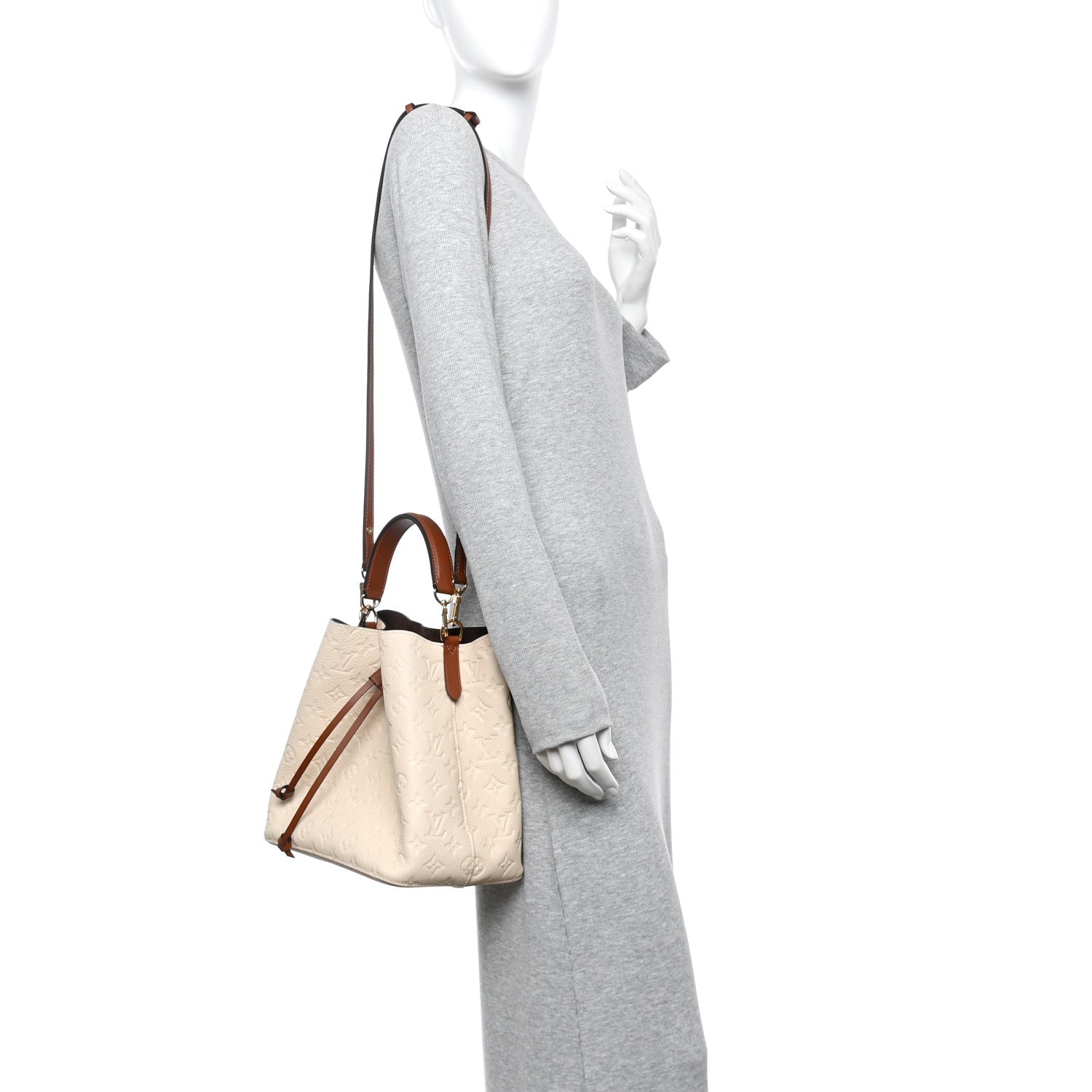 Louis Vuitton Empreinte Neonoe MM Cream 2 of 12