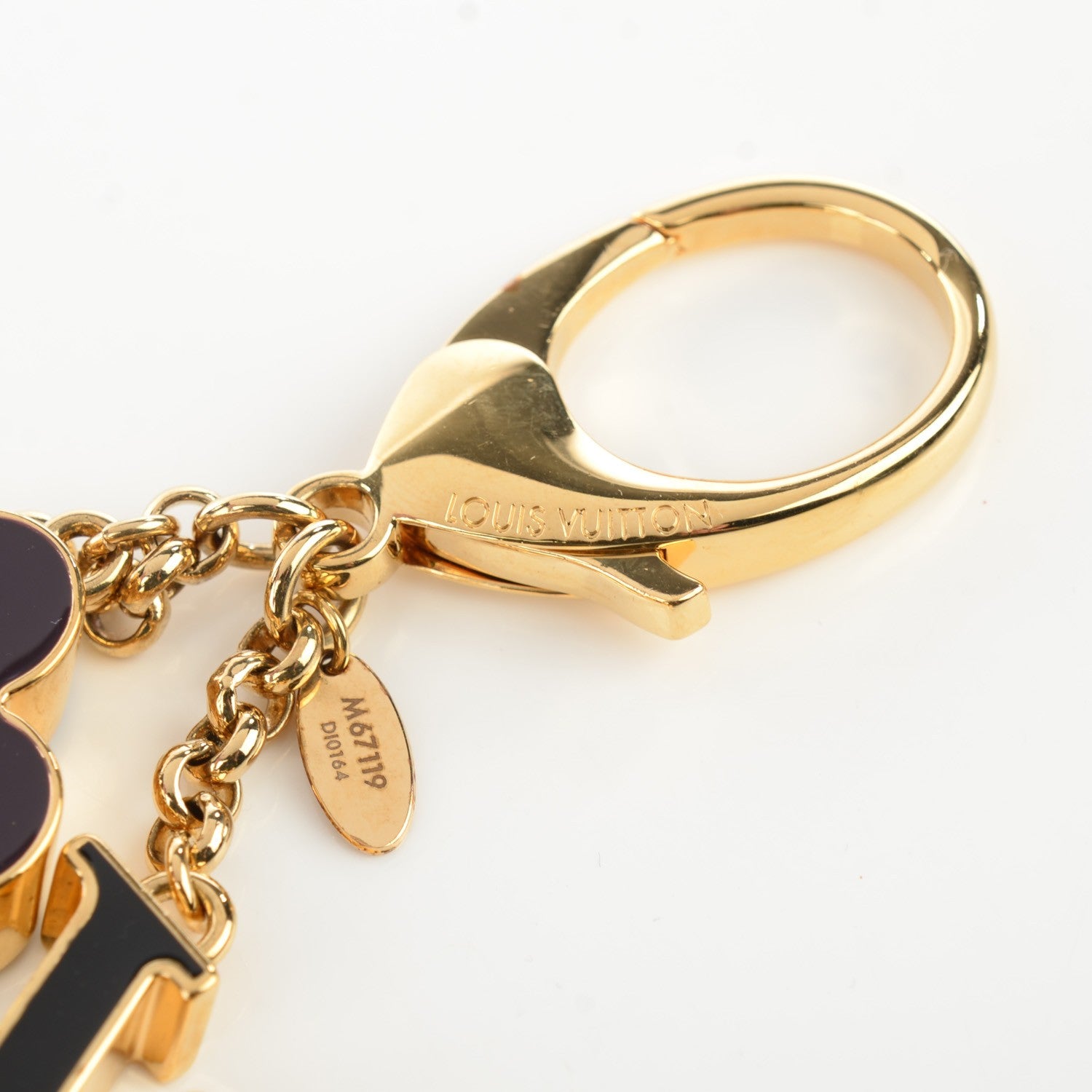 Louis Vuitton Fleur De Monogram Bag Charm Dore 3 of 5