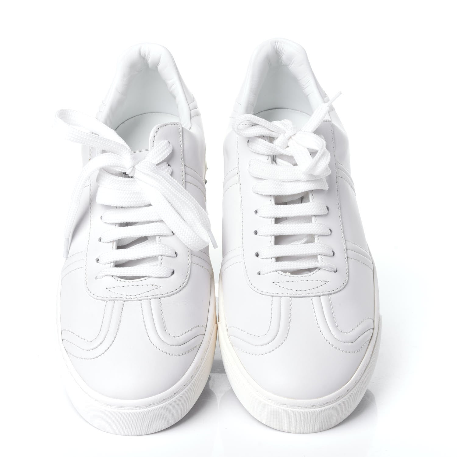 Valentino Garavani Calfskin Mens Flycrew Sneakers 41 White 5 of 12