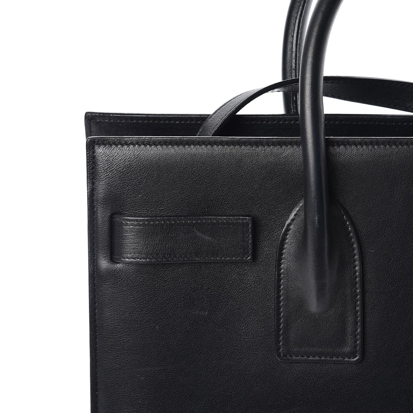 Calfskin Small Sac De Jour Black