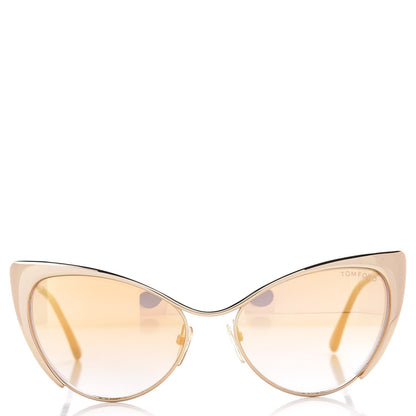 Tom Ford Nastasya Cat Eye Sunglasses TF304 Rose Gold 2 of 8