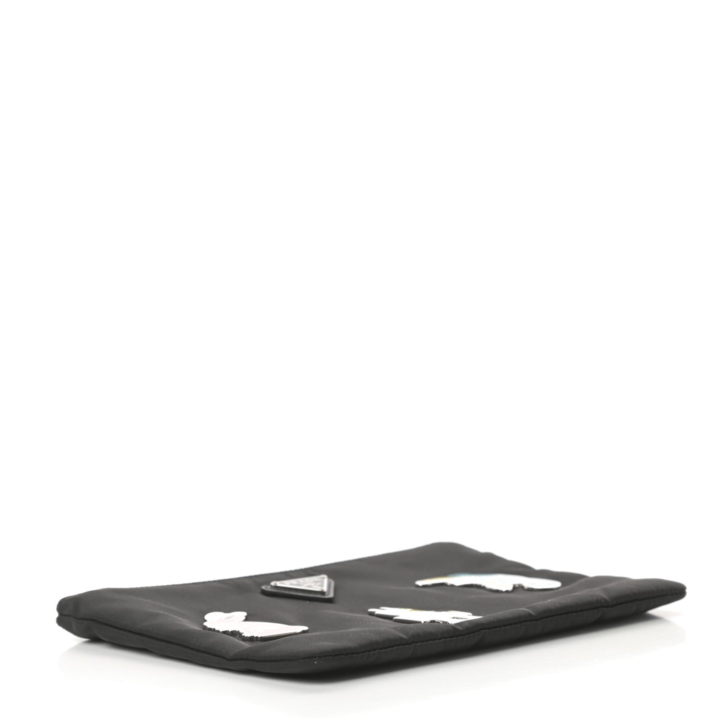 Tessuto Nylon Smalto Pouch Black