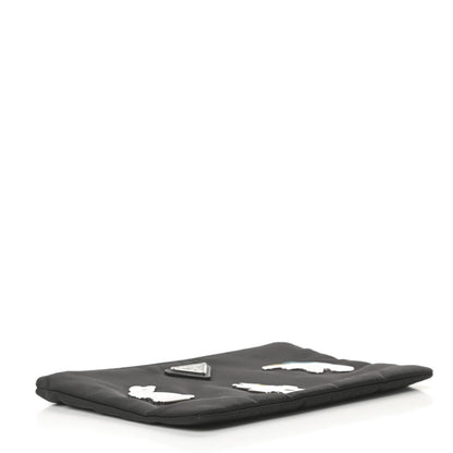 Prada Tessuto Nylon Smalto Pouch Black 4 of 8