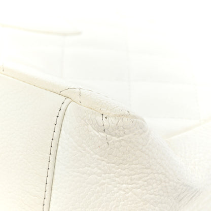 Chanel Caviar Quilted Grand Shopping Tote GST White 15 of 24