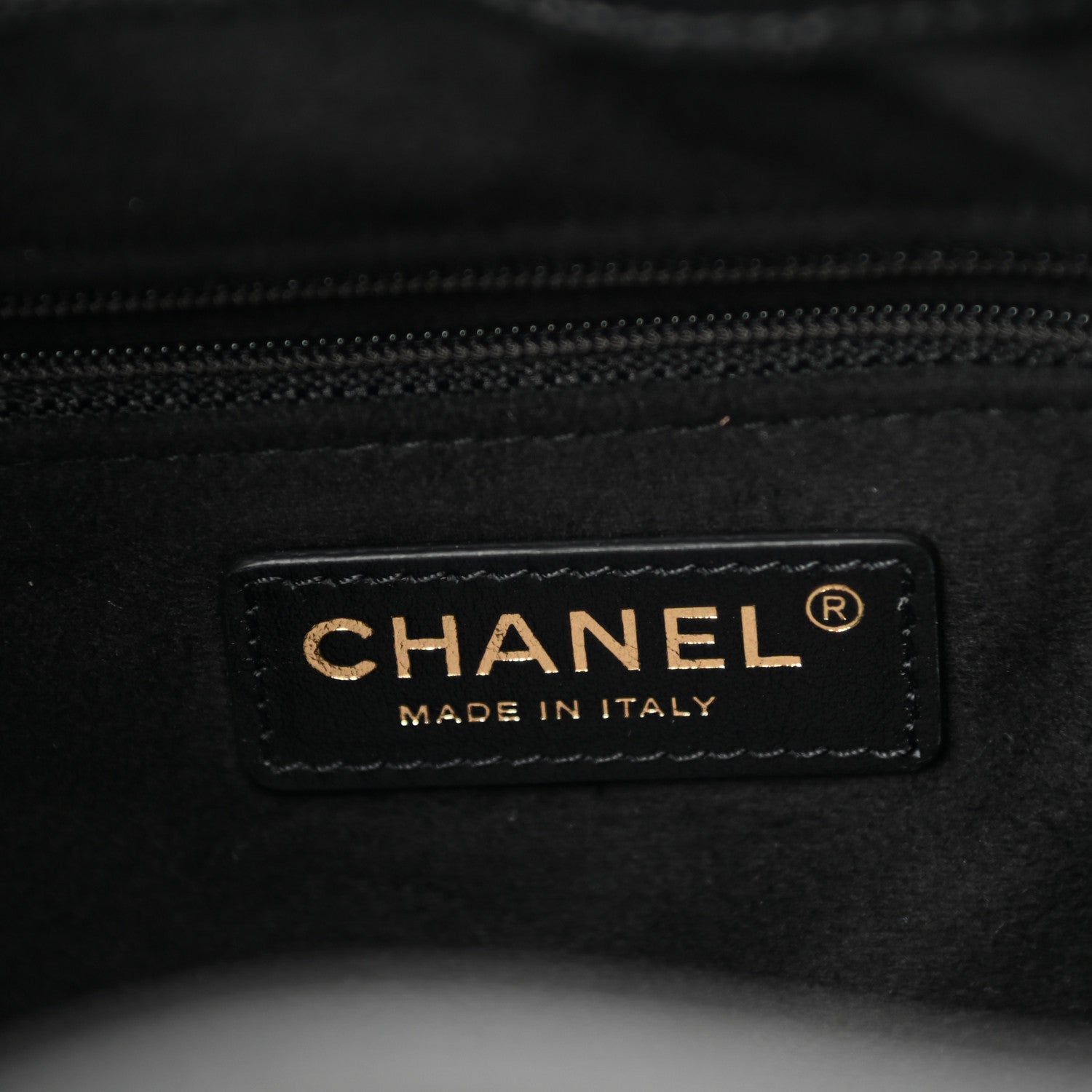 Chanel Caviar Deauville Drawstring Bucket Bag Black 6 of 11