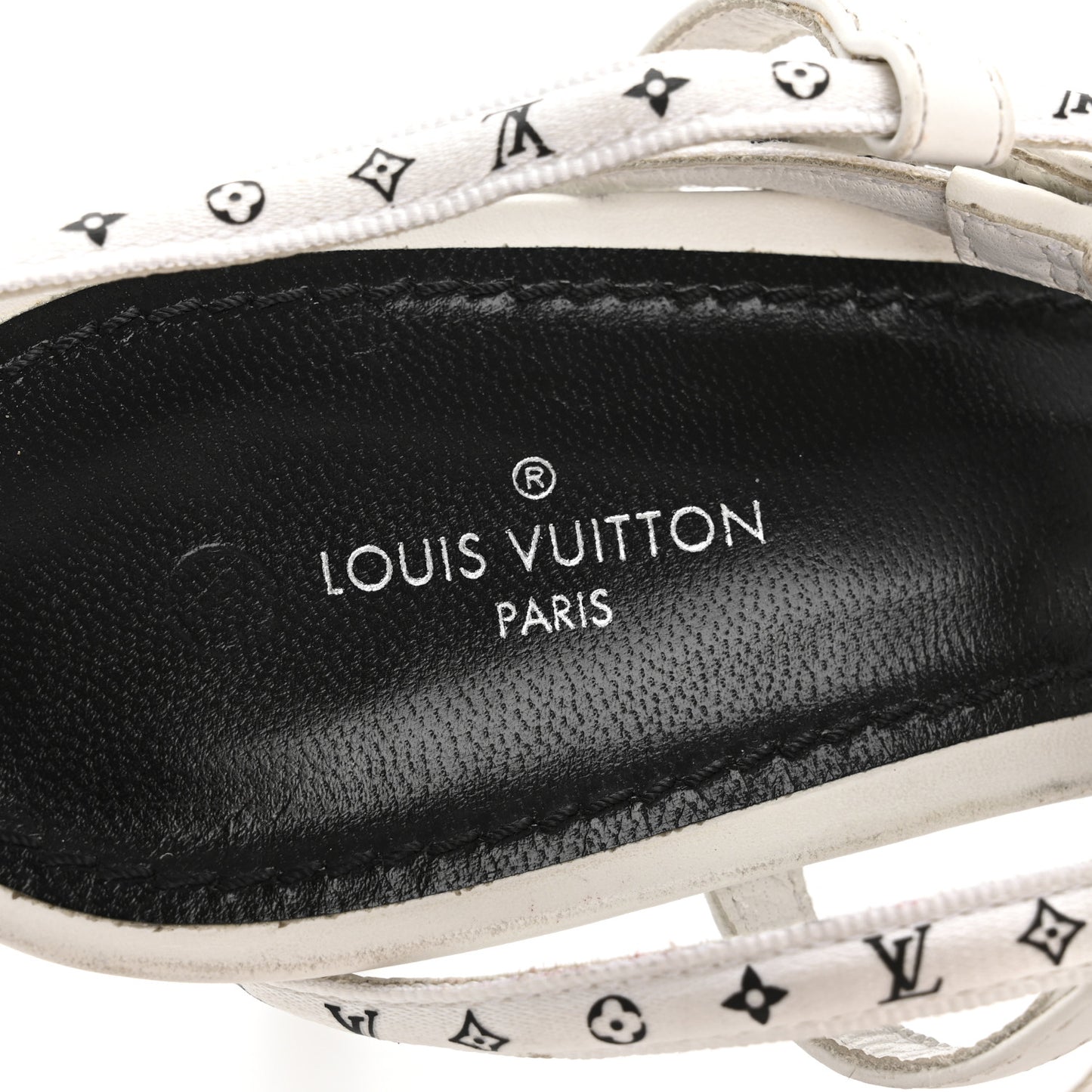 Satin Calfskin Citizen Sandal 41 White