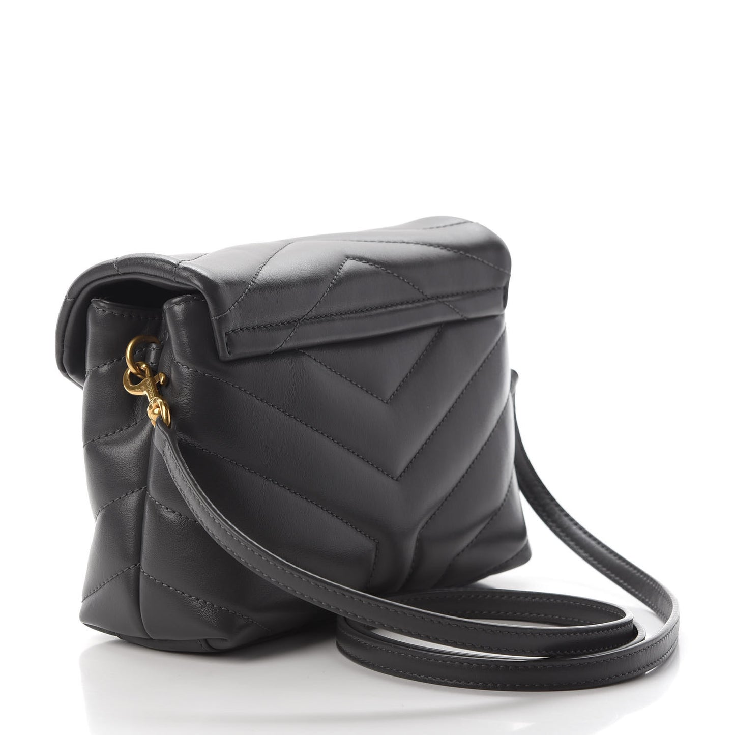 Calfskin Y Quilted Monogram Toy Loulou Crossbody Bag Storm