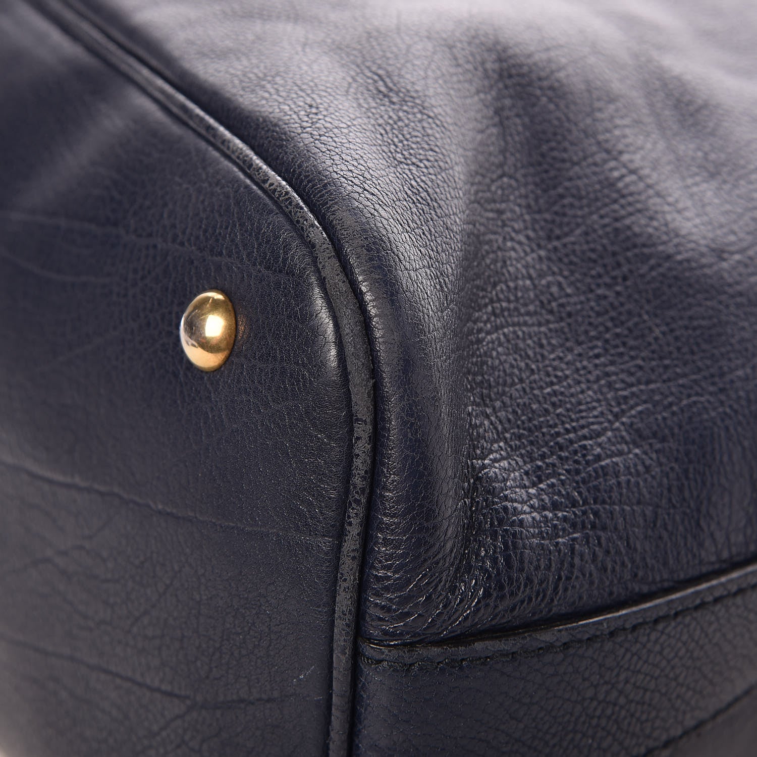 Saint Laurent Calfskin Oversized Muse Navy Blue 11 of 11