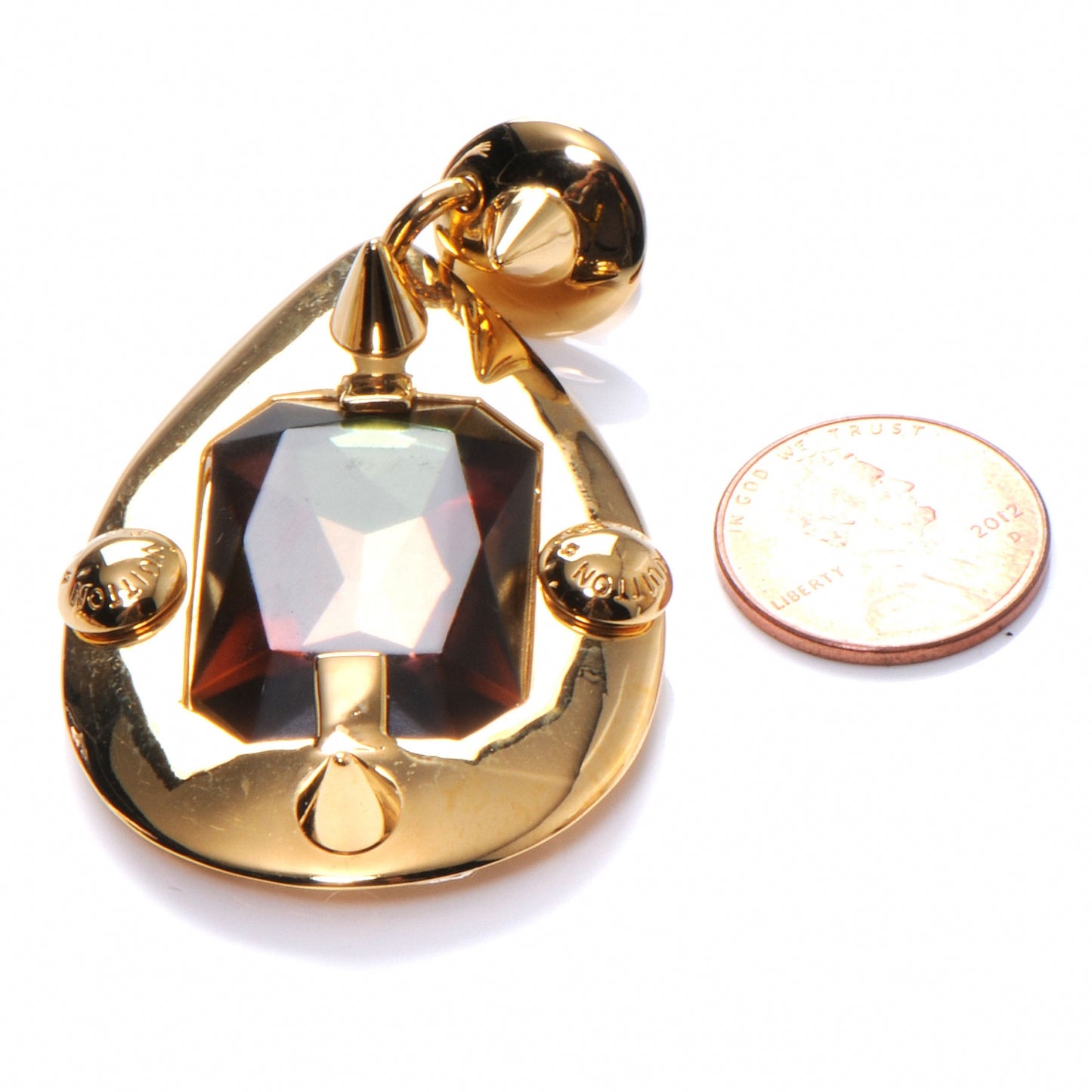 Swarovski Element Teardrop Earrings Gold
