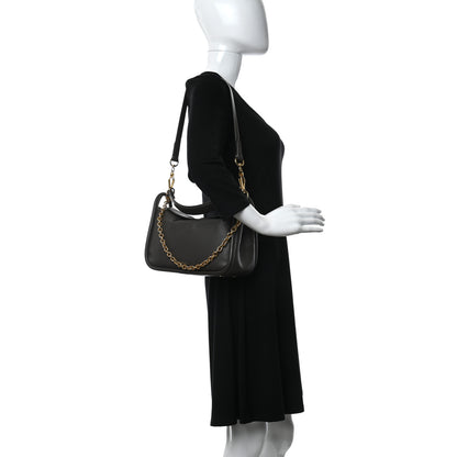 Mulberry Small Classic Grain Calfskin Small Leighton Dark Grey 3 of 14