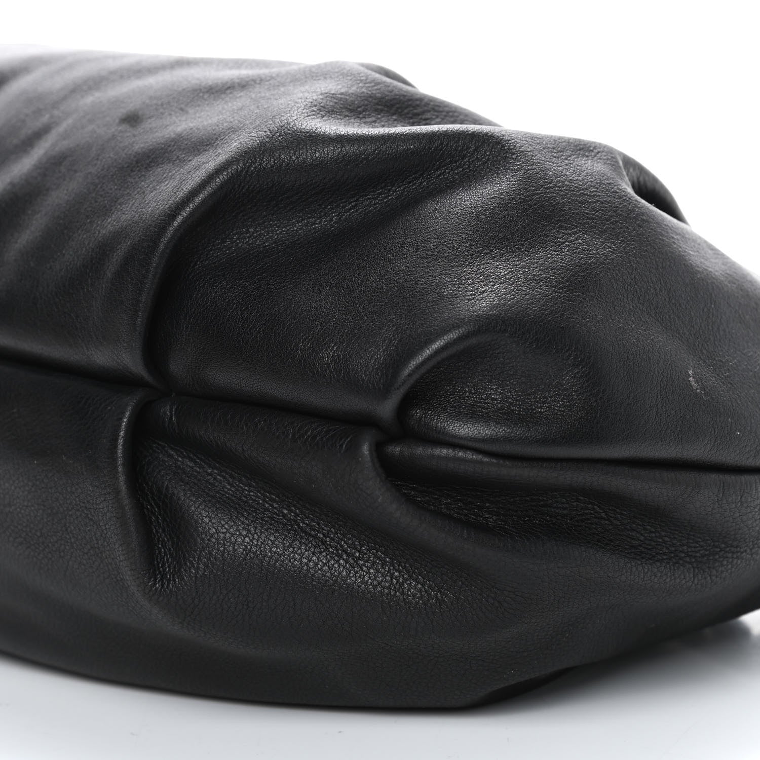 Prada Soft Calfskin Pleated Hobo Black 9 of 9