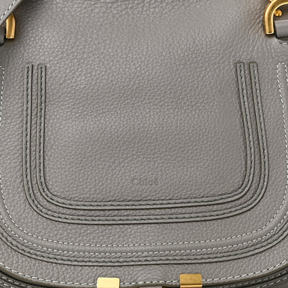 Chloe Calfskin Medium Marcie Satchel Cashmere Grey 7 of 9