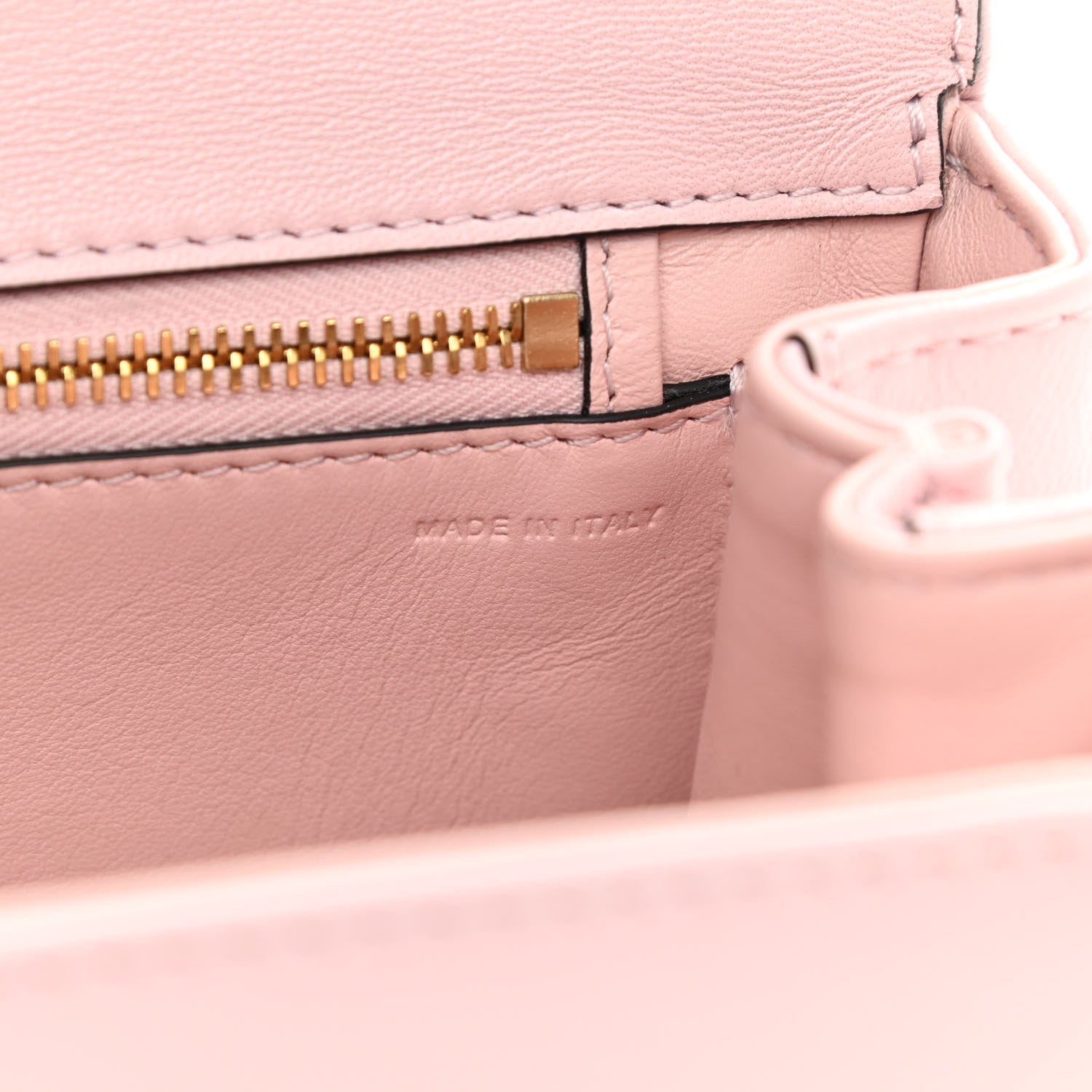 Valentino Garavani Calfskin Embroidered Stud Sign Shoulder Bag Rose Quartz Multicolor 7 of 12