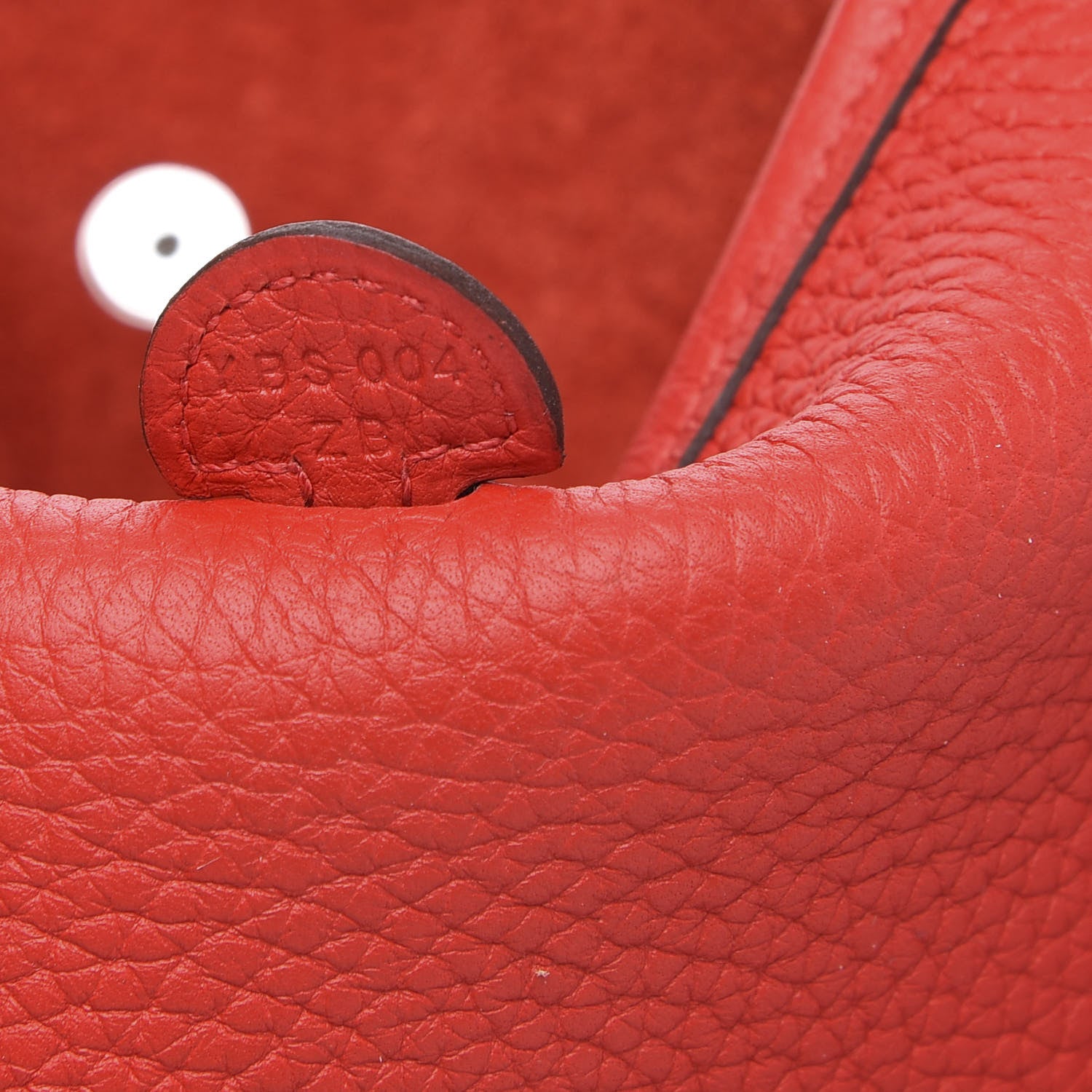 Hermes Taurillon Clemence Evelyne TPM Rouge Tomate 7 of 10