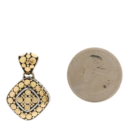 John Hardy Sterling Silver 18K Yellow Gold Dot Pendant 2 of 3