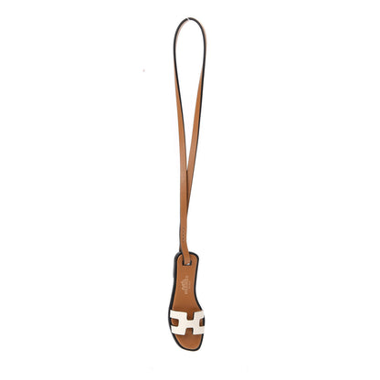 Hermes Epsom Butler Calfskin Hunter Oran Nano Bag Charm Nata 1 of 4