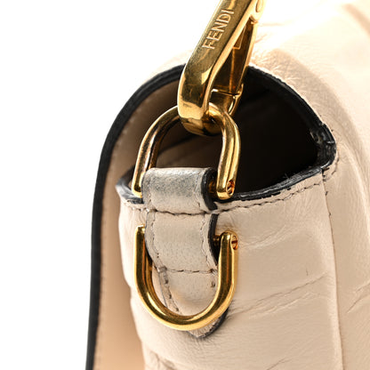 Fendi Nappa FF 1974 Embossed Baguette Camelia 11 of 11