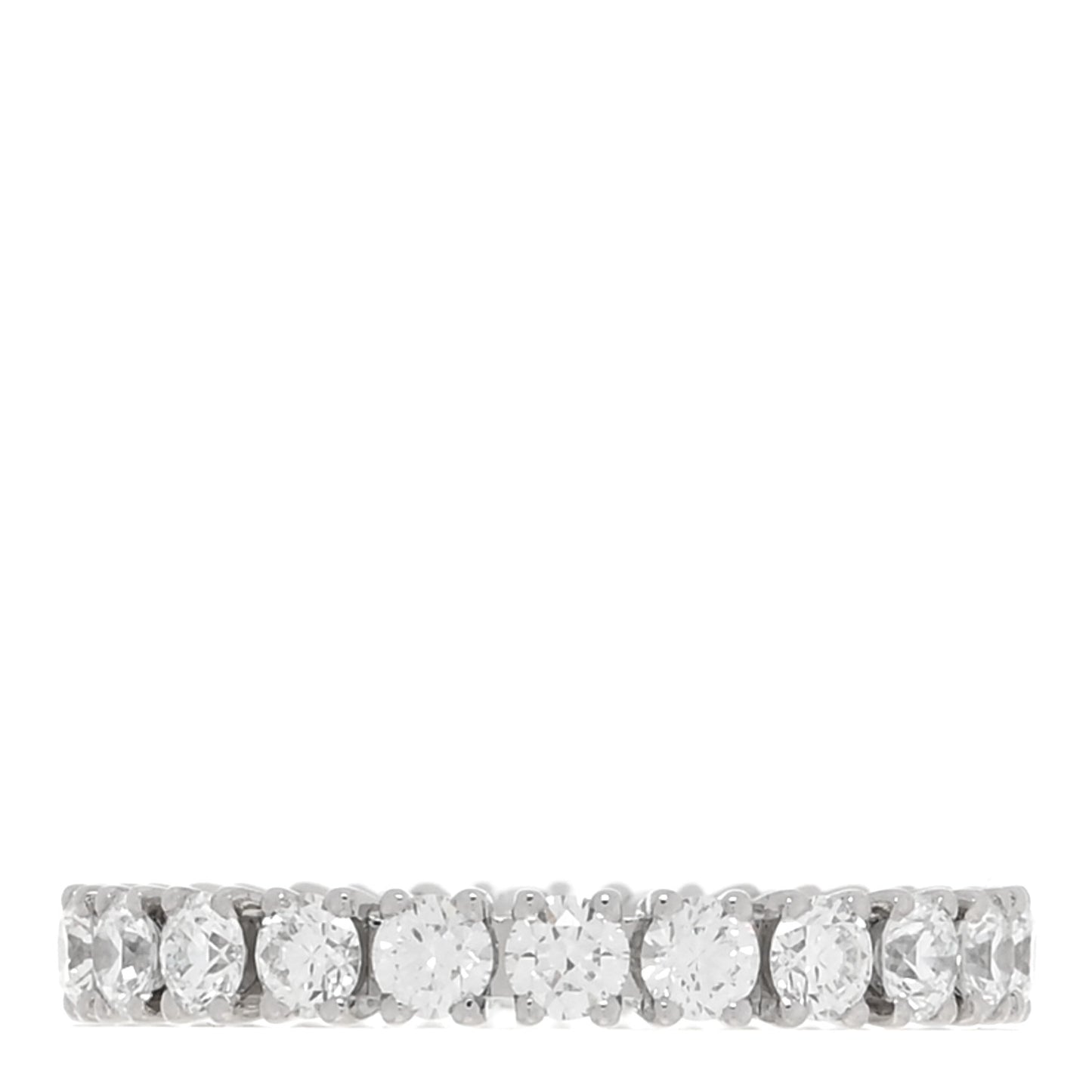 Platinum Diamond 1.32ctw 3mm Destinée Wedding Band Ring 53 6.25