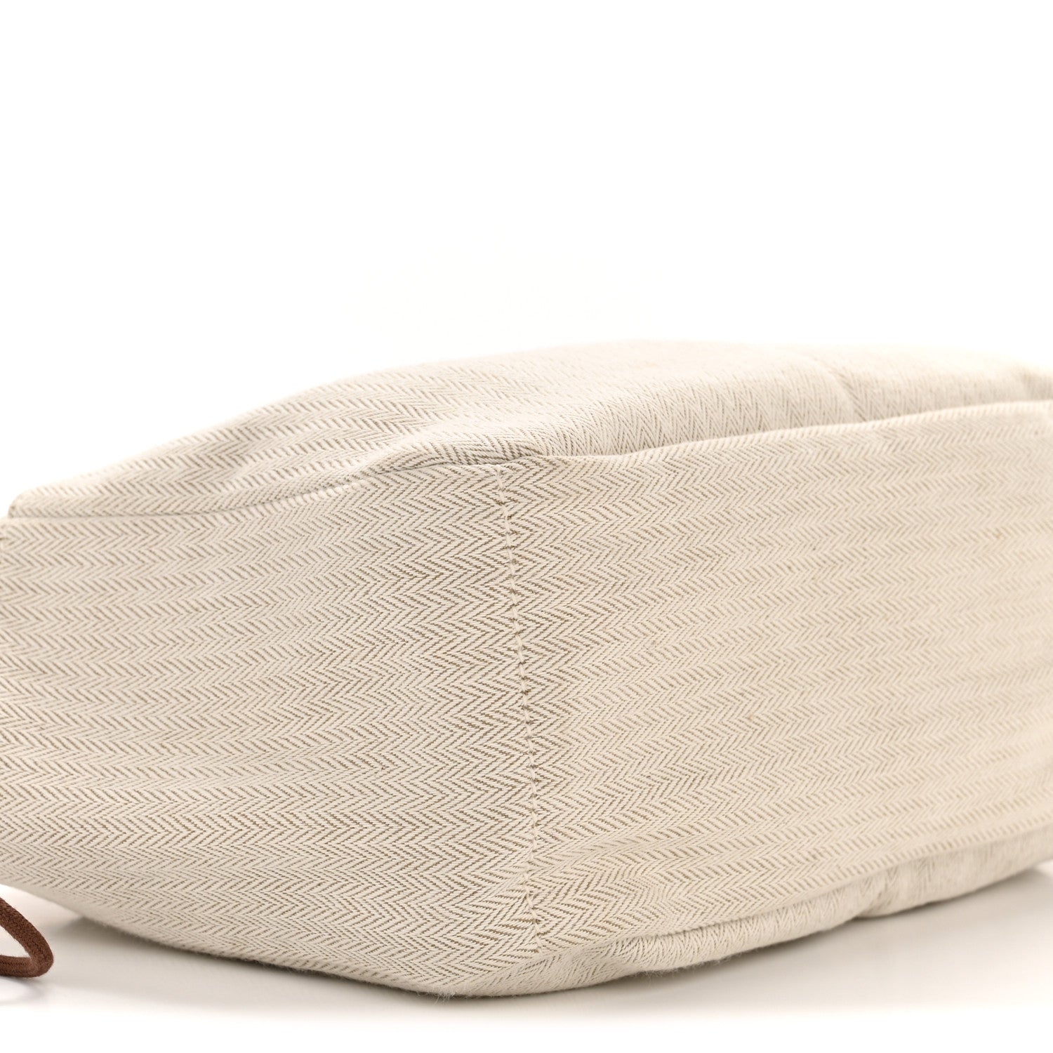 Hermes Canvas Barenia Fourbi 25 MM Pouch Naturel Fauve 9 of 11
