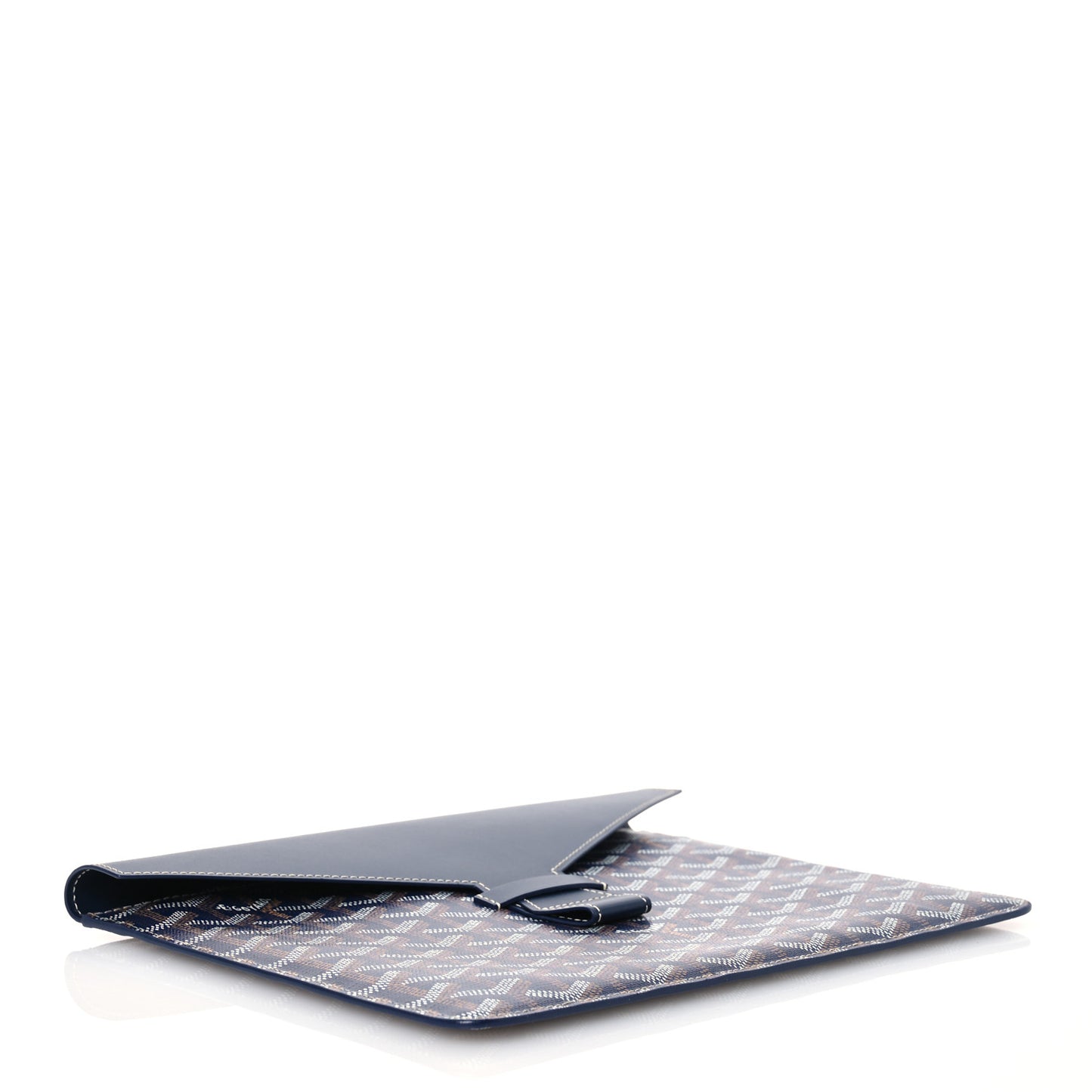Goyardine Commando Envelope 2 Flat Large Pouch Blue