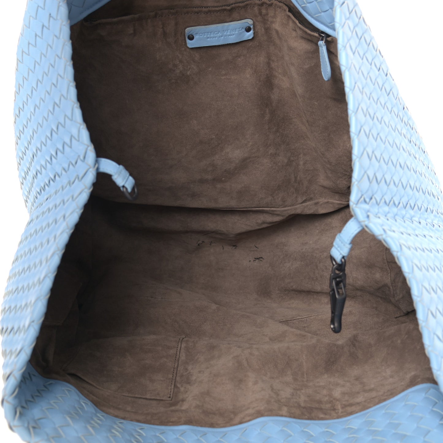 Nappa Intrecciato Large Cesta Tote Ciel