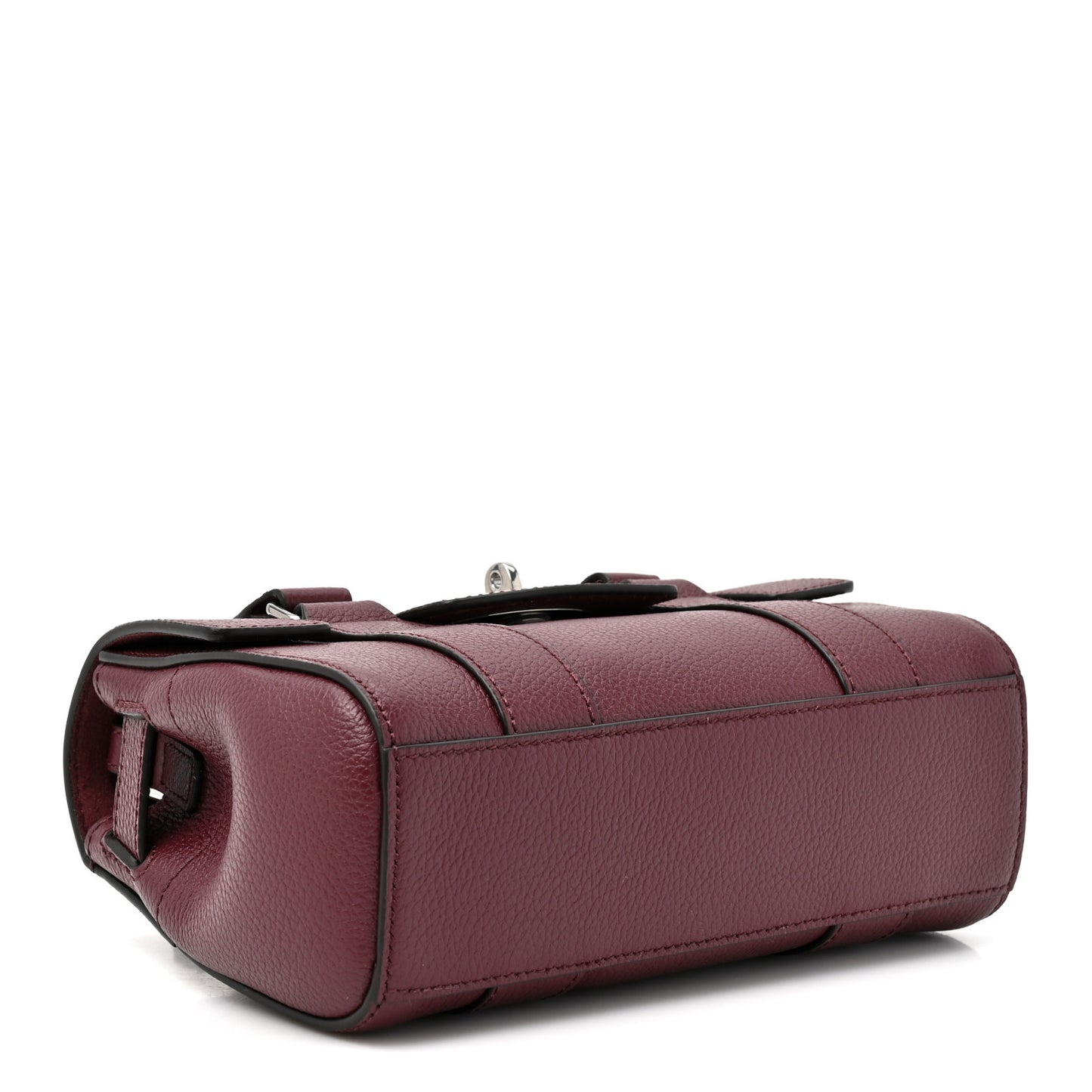 Small Classic Grain Mini Bayswater  Black Cherry